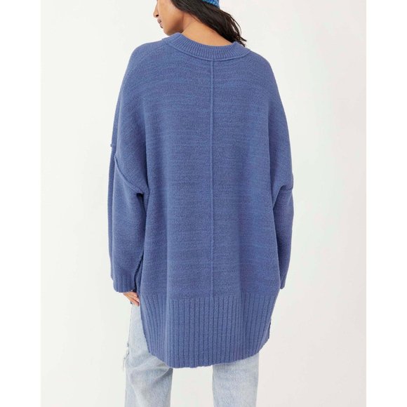 NWT Free People Peaches Tunic / Blue Indigo - Picture 3 of 6